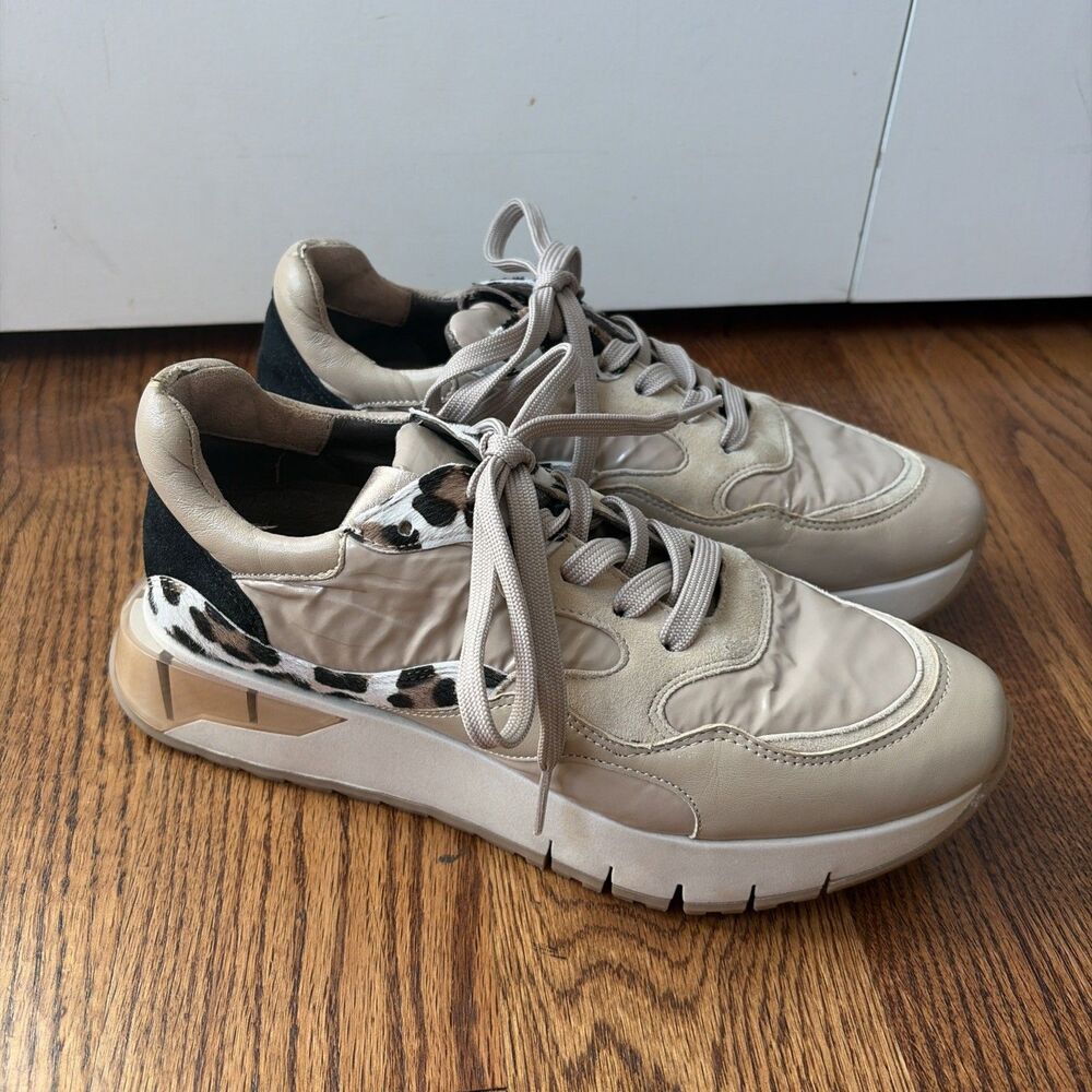Softwaves Women’s Suede Leather Sneakers Shoes Size 38/7.5